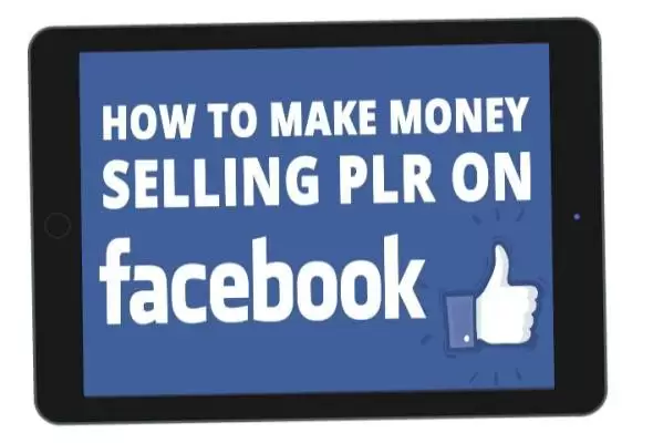 Selling PLR Products On Facebook